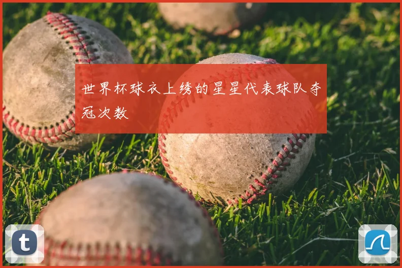 世界杯球衣上绣的星星代表球队夺冠次数