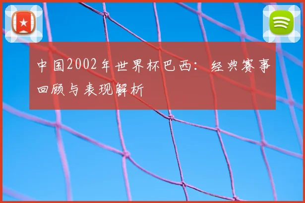 中国2002年世界杯巴西：经典赛事回顾与表现解析